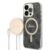 GUESS iPhone 14 Pro Max Magsafe Skal 4G Print + Trådlös Laddare – Svart