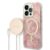 GUESS iPhone 14 Pro Max Magsafe Skal Jungle + Trådlös Laddare – Rosa