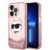 KARL LAGERFELD iPhone 14 Pro Max Skal Glitter Choupette Head – Rosa