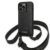 Karl Lagerfeld iPhone 14 Pro Max Skal med halsband Plaque Logo Strap – Svart