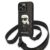 Karl Lagerfeld iPhone 14 Pro Skal med halsband Ikonik Patch – Svart