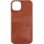 Krusell Korthållare Läder Skal iPhone 14 Pro – Cognac