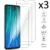 Xiaomi Redmi Note 8 Pro Set 3 pieces tempered glass screen Protector anti-scratch ultra thin easy to install