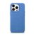 iCarer iPhone 14 Pro Max Skal Magsafe Äkta Läder Litchi Premium – Ljusblå