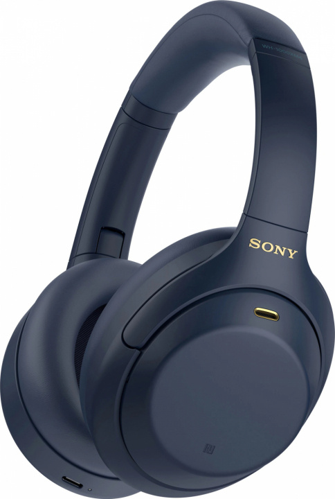 Sony wireless around-ear hörlurar WH-1000XM4, Blå