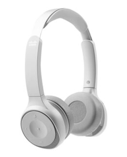 Cisco Headset 730 - Headset - På Örat - Bluetooth - Trådlös - Aktiv Brusradering - Usb, 3,5 Mm Kontakt - Platina - För Cisco Dx70, Dx80 Ip Dect Phon