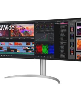 Lg Ultrawide 49Wq95c-W - Led-Skärm - Böjd - 49" - 5120 X 1440 Ultrawide Dual Qhd @ 144 Hz - Nano Ips - 400 Cd/M² - 1000:1 - Displayhdr 400 - 5 Ms - 2