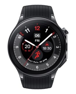 Oneplus Watch 2 - 46 Mm - Smart Klocka Med Rem - Fluoroelastomer - Handledsstorlek: 140-210 Mm - Display 1.43" - 32 Gb - Bluetooth, Wi-Fi, Nfc - Svar