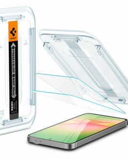 [2-Pack] Spigen Galaxy A56 5G/S24 FE Härdat glas Skärmskydd EZ-Fit