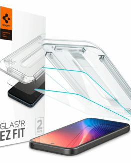 [2-Pack] Spigen Google Pixel 9a Härdat Glas Skärmskydd 'EZ Fit"