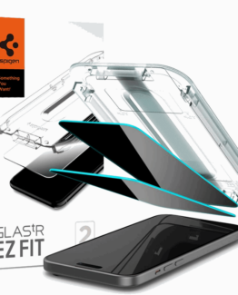 [2-Pack] Spigen iPhone 15 Plus/16 Plus Härdat Glas Skärmskydd Privacy