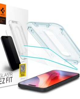 [2-Pack] Spigen iPhone 16 Pro Max Härdat Glas Skärmskydd 'EZ Fit"