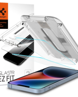 [2-Pack] Spigen iPhone 16E Härdat Glas Skärmskydd EZ Fit - Clear