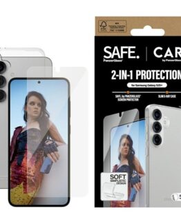 [2in1] PanzerGlass Galaxy S25 Plus Mobilskal och Skärmskydd - Clear