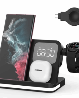 3-in-1 Trådlös Laddare 15W Samsung Galaxy - Buds - Watch -