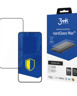 3MK Galaxy S25 Edge Härdat Glas Skärmskydd Max - Svart