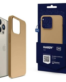 3MK iPhone 15 Pro Mobilskal MagSafe Hardy - Mörk guld