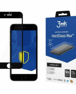 3MK iPhone 7 Härdat Glas Skärmskydd Max - Svart