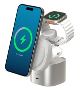 Alogic Qi2 4-in-1 Trådlös Laddare iPhone, Apple Watch, AirPods