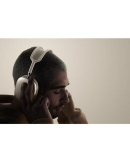 Apple AirPods Max - 2a generation - hörlurar med mikrofon - fullstorlek - Bluetooth - trådlös - aktiv brusradering - starlight