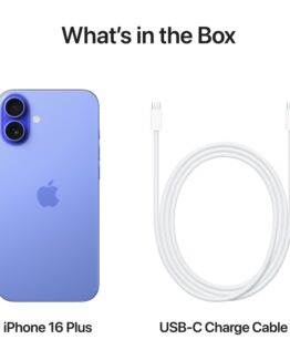 Apple Iphone 16 Plus , 17 Cm (6.7"), 2796 X 1290 Pixlar, 512 Gb, 48 Mp, Ios 18, Blå