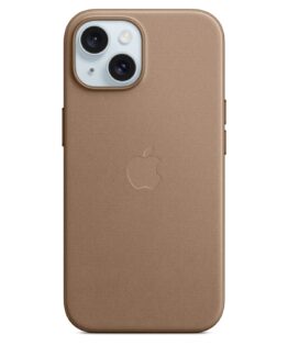 Apple iPhone 15 FineWoven Case with MagSafe - Taupe