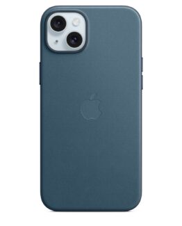 Apple iPhone 15 Plus FineWoven Case with MagSafe - Pacific Blue