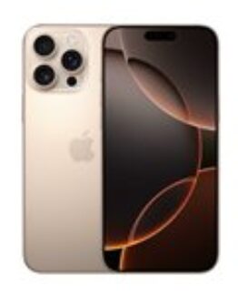 Apple iPhone 16 Pro Max 6,9'' 256GB - Sandfarvet Titanium - New Open Box