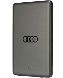 Audi Trådlös Magsafe Powerbank 5000mAh 15W Big Logo