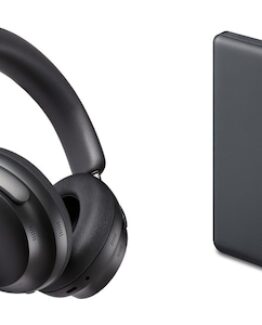 Bose QuietComfort Ultra trådlösa hörlurar, Over-Ear (svart) + powerbank