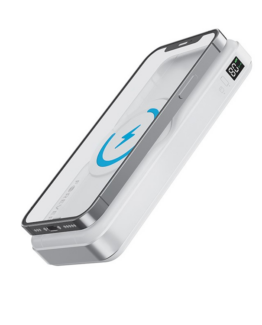Forever 3in1 Trådlös Powerbank 10000mAh - Vit