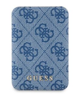 Guess Trådlös MagSafe Powerbank 5000mAh 15W 4G Metall Logo - Blå