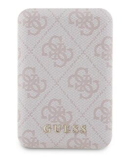 Guess Trådlös MagSafe Powerbank 5000mAh 15W 4G Metall Logo - Rosa