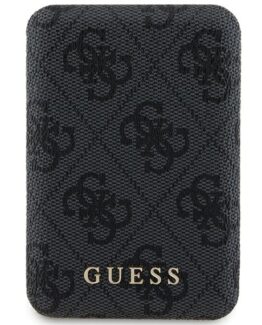 Guess Trådlös MagSafe Powerbank 5000mAh 15W 4G Metall Logo - Svart