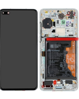 Huawei P40 Skärm med LCD Display - Silver