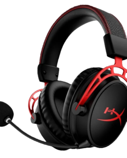 HyperX Cloud Alpha Trådlös Headset Svart Röd