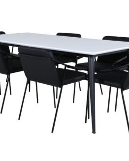 JIMMY Matbord 195/285x90 + 6 stolar