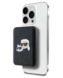 Karl Lagerfeld Trådlös MagSafe Powerbank 5000mAh 15W Karl&Choupette Head