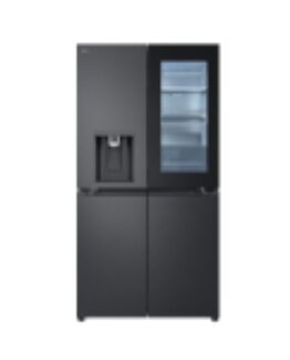 LG GMG960EVEE, Fristående, Franska dörrar, Svart, Knappar, Röra, LED, Insida