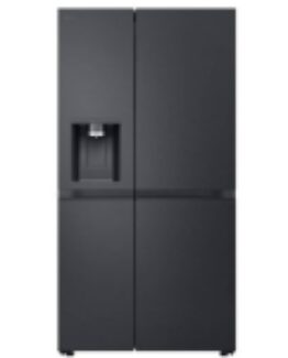 LG GSLE91EVAC, Fristående, Amerikansk dörr, Svart, LED, På dörren, Glas