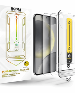 LIVSTIDSGARANTI - BOOM Galaxy S24/S25 Plus Härdat Glas Skärmskydd - 2 Pack
