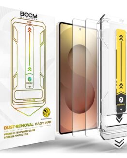 LIVSTIDSGARANTI - BOOM Galaxy S25 Ultra Härdat Glas Skärmskydd - 2 Pack
