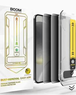 LIVSTIDSGARANTI - BOOM S24/S25 Privacy Härdat Glas Skärmskydd 2st