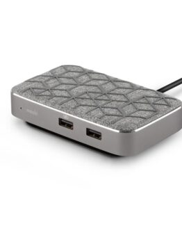 Moshi Symbus Q USB-C-Hubb Med Qi-Laddning