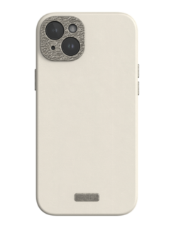Moshi iPhone 15 Mobilskal Magsafe Napa - Äggtoddy vit