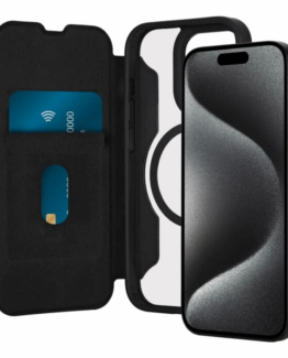 Puro iPhone 16 Pro Max Plånboksfodral Magsafe Läder med Flap