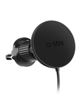 SBS Mobilhållare Ventilationsgaller Magsafe Med Infusion laddare - Svart