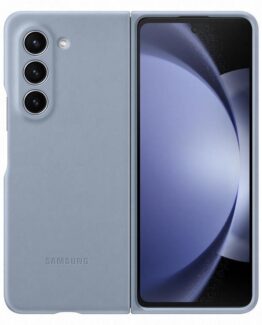 Samsung Galaxy Z Fold 5 Mobilskal PU Läder - Blå
