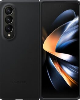 Samsung Galaxy Z Fold4 Leather Skal (svart)