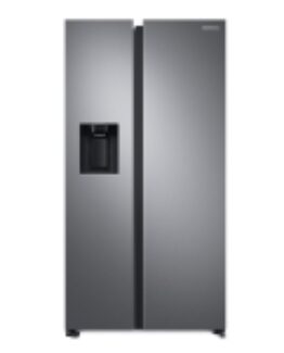 Samsung RS6GA854CB1 - Kylskåp/frys - sida vid sida med vattenbehållare, isbehållare - Wi-Fi - bredd: 91.2 cm - djup: 71.6 cm - höjd: 178 cm - 635 liter - Klass C - premium black steel